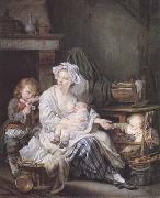 Jean Baptiste Greuze Silence (mk25) painting